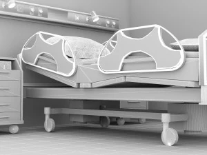 Hospital Room 8 - 4K 3D Model