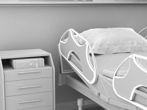 Hospital Room 8 - 4K 3D Model