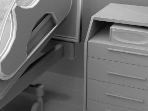 Hospital Room 8 - 4K 3D Model