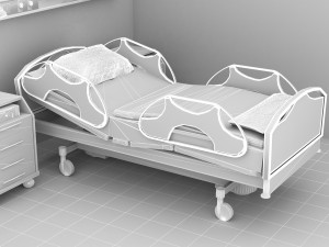 Hospital Room 8 - 4K Modèle 3D