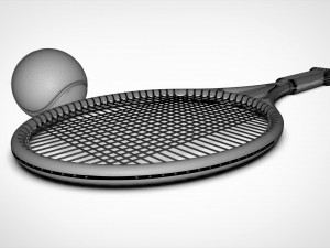 Rachit - Tennis Racket Model 3D