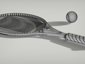 Rachit - Tennis Racket Model 3D