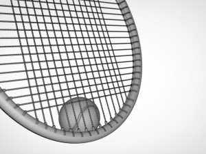 Rachit - Tennis Racket Model 3D
