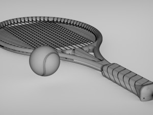 Rachit - Tennis Racket Model 3D