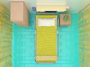 Hospital Ward 4 - 4K 3D Model