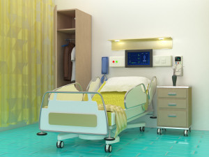 Hospital Ward 4 - 4K 3D Model