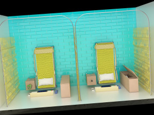 Hospital Ward 4 - 4K 3D Model