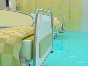 Hospital Ward 4 - 4K 3D Model