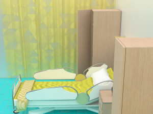 Hospital Ward 4 - 4K 3D Model