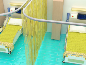 Hospital Ward 4 - 4K 3D Model