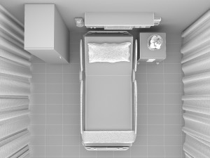 Hospital Ward 4 - 4K 3D Model