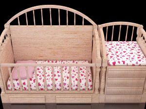 Baby Beds 3D Model