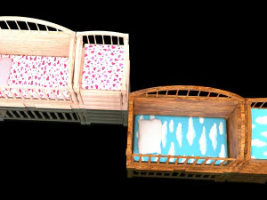 Baby Beds 3D Model