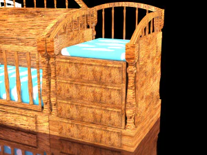Baby Beds 3D Model
