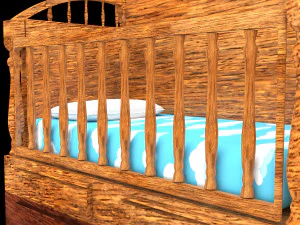 Baby Beds 3D Model