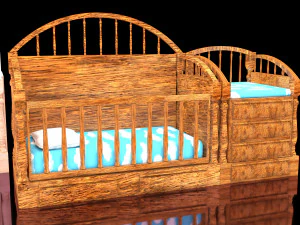 Baby Beds 3D Model