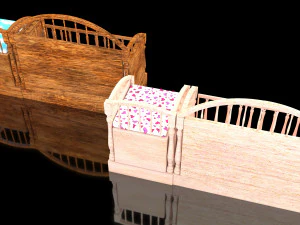 Baby Beds 3D Model