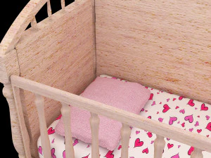 Baby Beds 3D Model