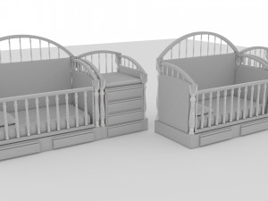 Baby Beds 4K Modèle 3D