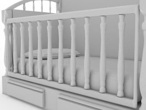 Baby Beds 3D Model