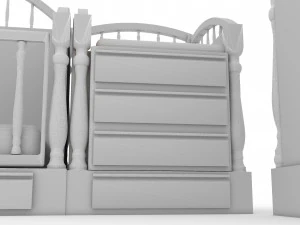 Baby Beds 3D Model