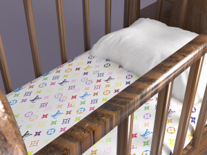 Baby Bed 2 - 4K 3D Модель