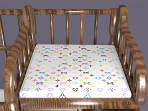 Baby Bed 2 - 4K 3D Модель