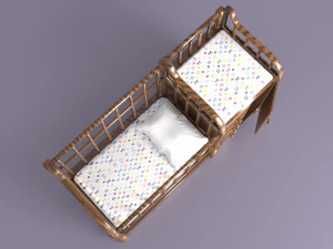 Baby Bed 2 3D Model