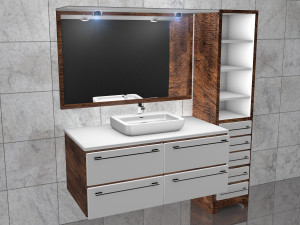 Bathroom Cabinet v2 3D Models