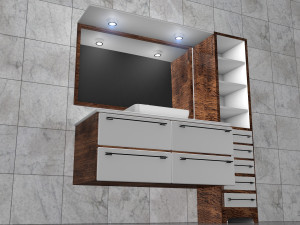 Bathroom Cabinet v2 - 4K 3D Model