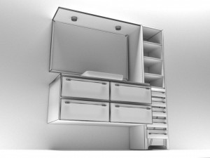 Bathroom Cabinet v2 - 4K 3D Model