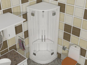 Bathroom 2 - 4K 3D Модель