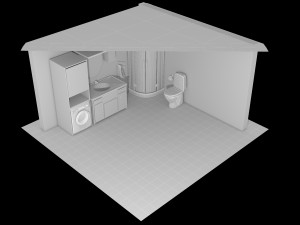 Bathroom 2 - 4K 3D Модель