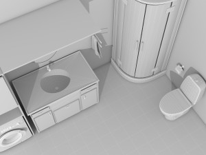 Bathroom 2 - 4K 3D Модель