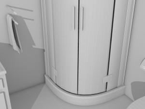 Bathroom 2 - 4K 3D Модель