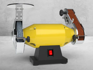 Bench Grinder 4K 3D Model