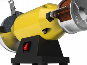 Bench Grinder 4K 3D Model