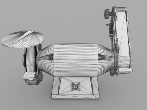 Bench Grinder 4K 3D Model