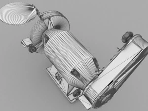 Bench Grinder 4K 3D Model