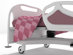 Hospital Bed 3 - 4K Modèle 3D