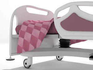 Hospital Bed 3 - 4K 3D Model