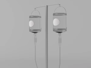 Hospital Bed 3 - 4K 3D Model
