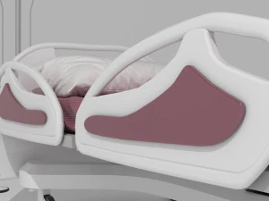 Hospital Bed 3 - 4K 3D Model