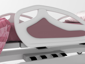Hospital Bed 3 - 4K Modèle 3D
