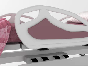 Hospital Bed 3 - 4K 3D Model