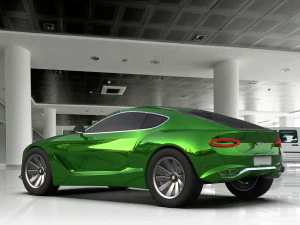 Bentley EXP 10 Speed 6 - 4K 3D Model