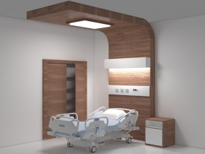 Hospital Room 9 - 4K 3D Model