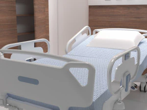 Hospital Room 9 - 4K 3D Model