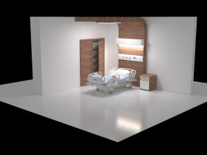 Hospital Room 9 - 4K 3D Model