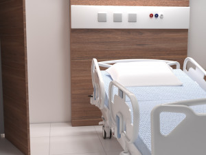 Hospital Room 9 - 4K 3D Model